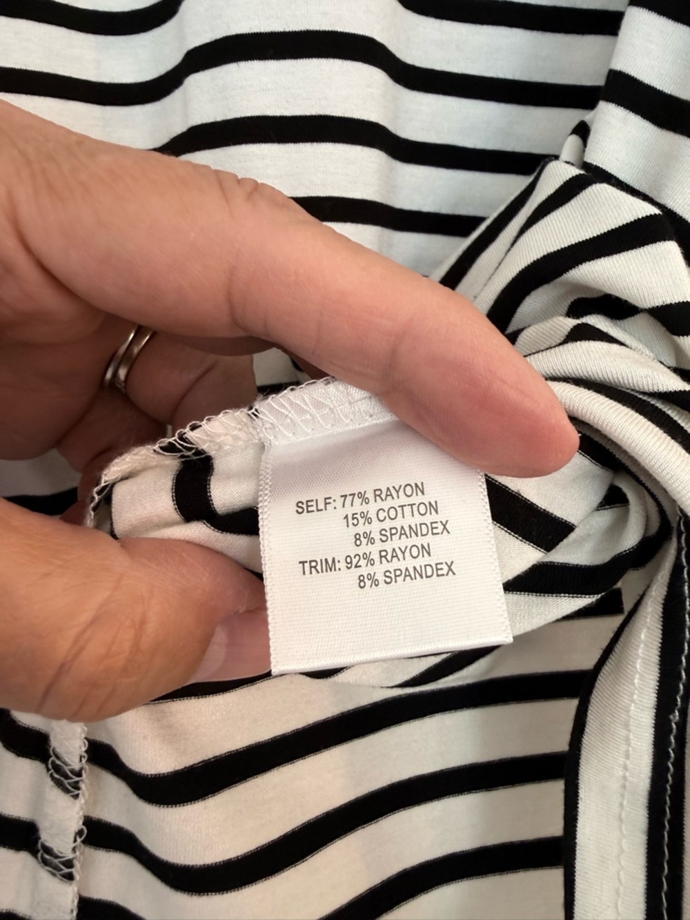 Modern Works Puff Sleeve Striped Tee - Picture 7 of 7